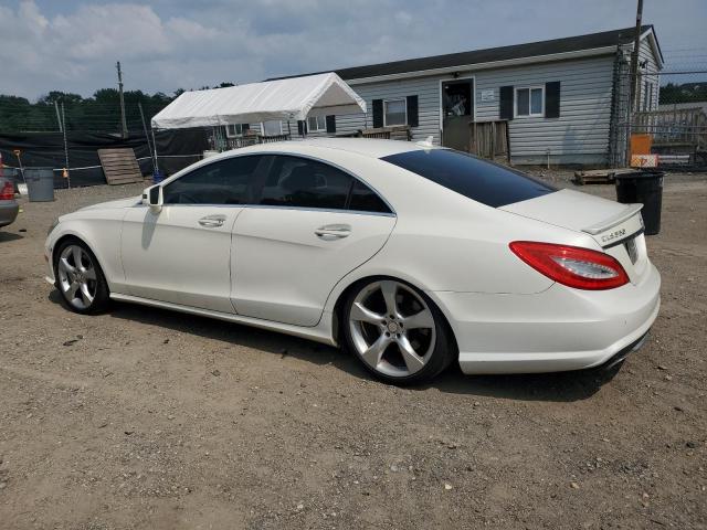 WDDLJ7DB5DA079668 - 2013 MERCEDES-BENZ CLS 550 WHITE photo 2