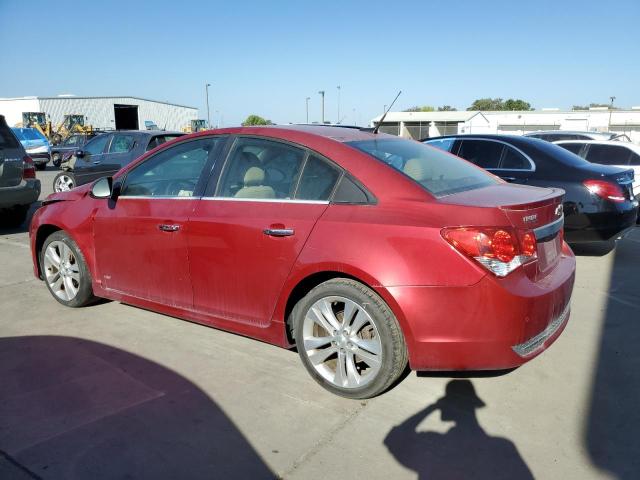 1G1PH5SC7C7299955 - 2012 CHEVROLET CRUZE LTZ RED photo 2