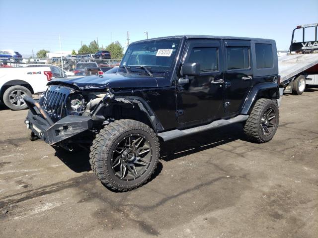 1J4GA59117L195873 - 2007 JEEP WRANGLER SAHARA BLACK photo 1