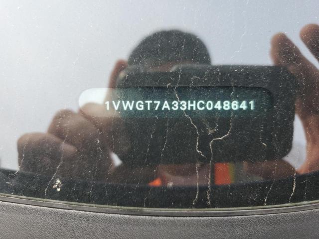 1VWGT7A33HC048641 - 2017 VOLKSWAGEN PASSAT SE BLUE photo 12