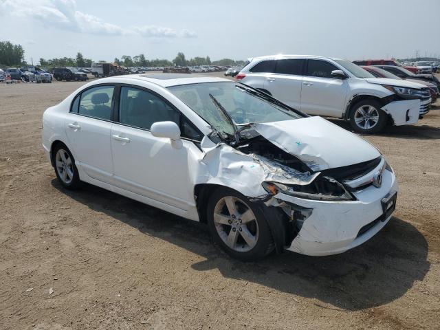 1HGFA168X8L003137 - 2008 HONDA CIVIC EX WHITE photo 4