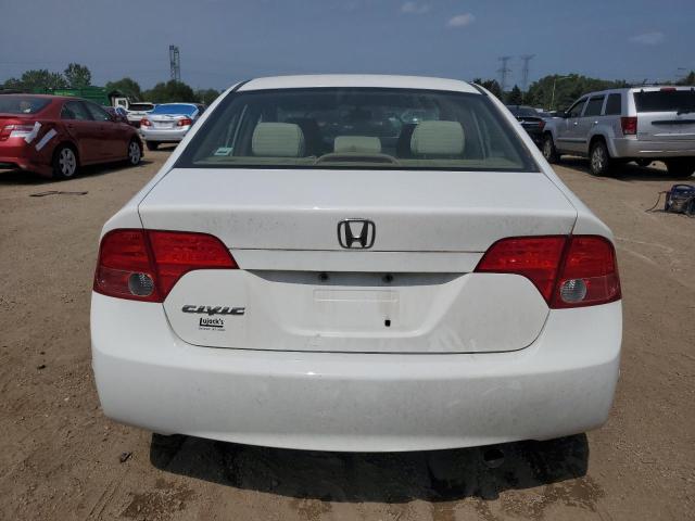 1HGFA168X8L003137 - 2008 HONDA CIVIC EX WHITE photo 6