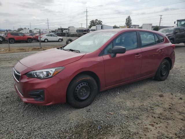 4S3GTAA63J3741385 - 2018 SUBARU IMPREZA BURGUNDY photo 1