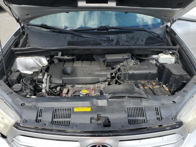 5TDZA3EH8BS016189 - 2011 TOYOTA HIGHLANDER BASE Plata foto 12