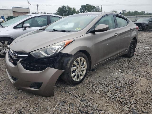 5NPDH4AEXCH083911 - 2012 HYUNDAI ELANTRA GLS TAN photo 1