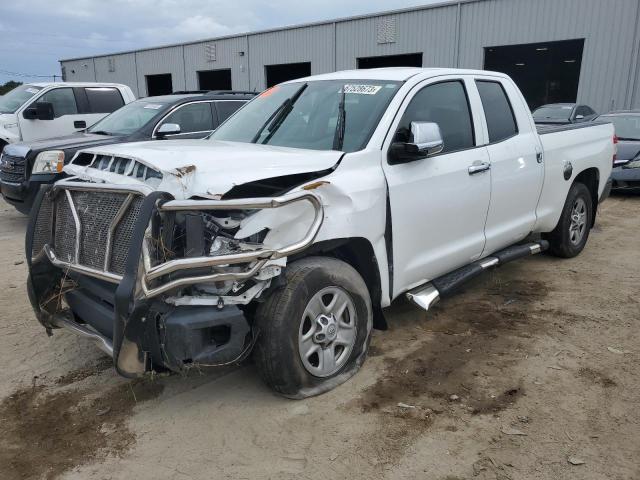 5TFRM5F15GX095374 - 2016 TOYOTA TUNDRA DOUBLE CAB SR/SR5 WHITE photo 1