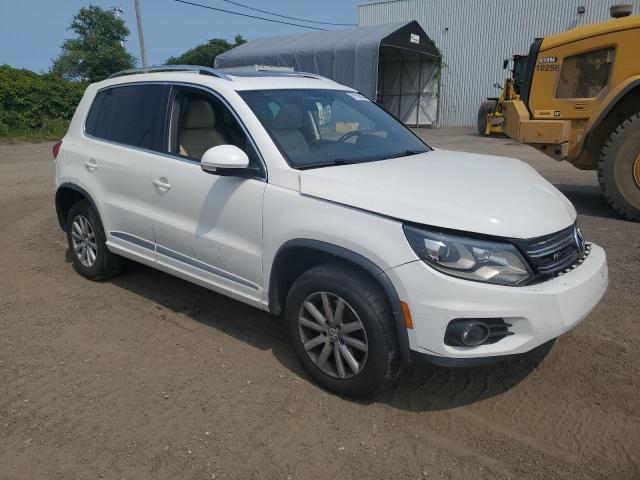 WVGJV7AX6DW044934 - 2013 VOLKSWAGEN TIGUAN S WHITE photo 4