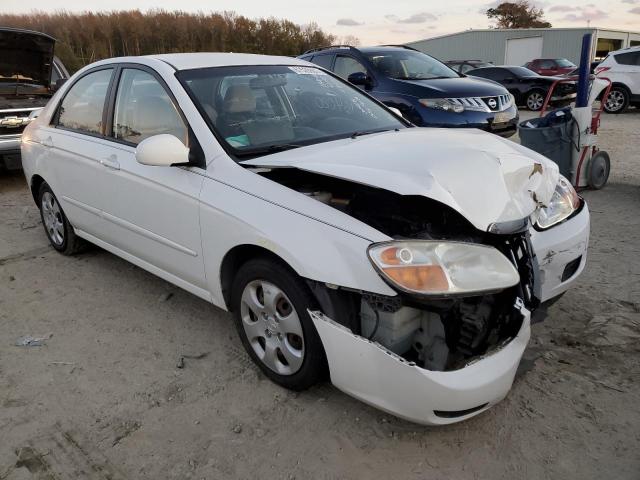 KNAFE121185492198 - 2008 KIA SPECTRA EX WHITE photo 1