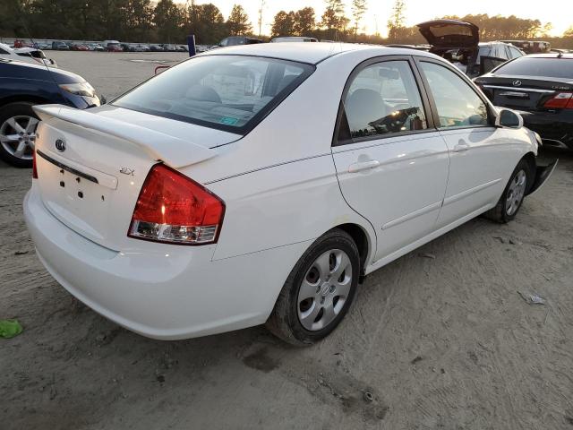 KNAFE121185492198 - 2008 KIA SPECTRA EX WHITE photo 4