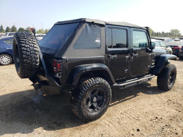 1C4BJWEG3EL165738 - 2014 JEEP WRANGLER U SAHARA BLACK photo 3