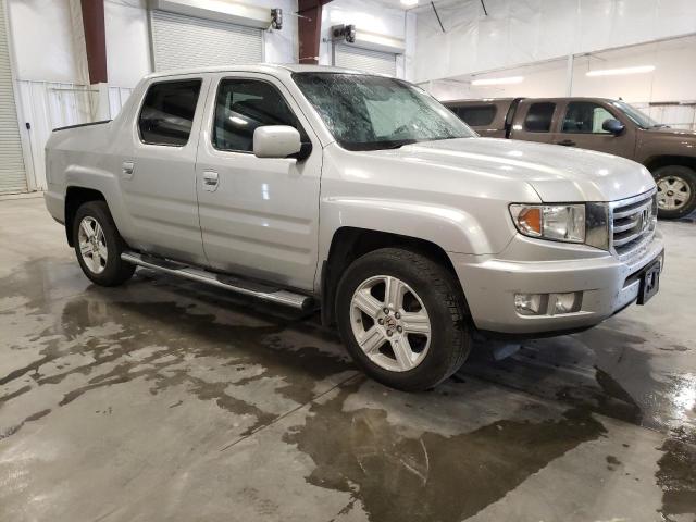 5FPYK1F5XCB457689 - 2012 HONDA RIDGELINE RTL SILVER photo 4