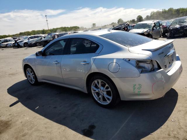 1N4AA5AP6EC495732 - 2014 NISSAN MAXIMA S SILVER photo 2