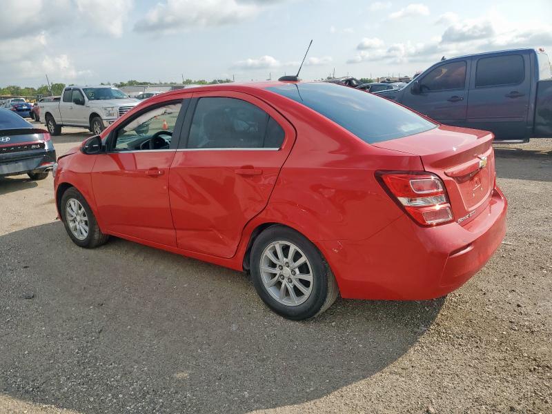 1G1JD5SB0J4123725 - 2018 CHEVROLET SONIC LT RED photo 2
