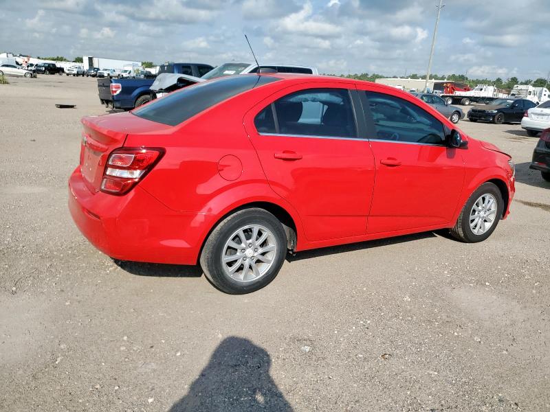 1G1JD5SB0J4123725 - 2018 CHEVROLET SONIC LT RED photo 3