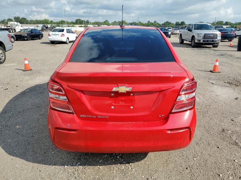 1G1JD5SB0J4123725 - 2018 CHEVROLET SONIC LT RED photo 6