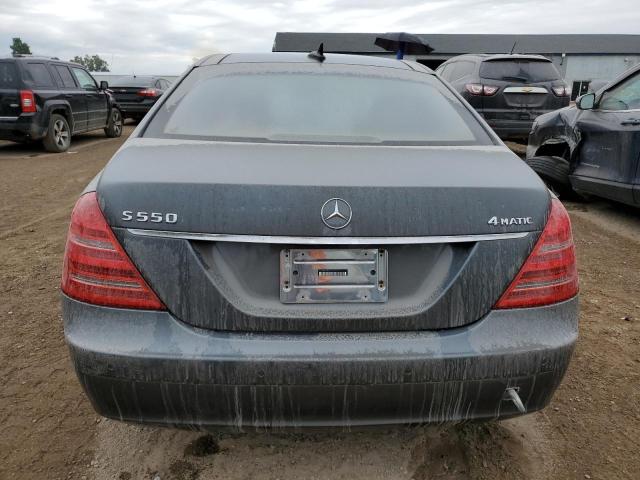 WDDNG86X67A117712 - 2007 MERCEDES-BENZ S 550 4MATIC GRAY photo 6