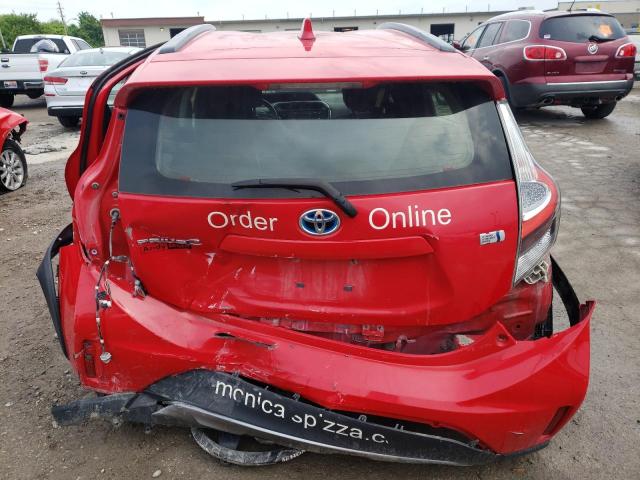 JTDKDTB30K1624433 - 2019 TOYOTA PRIUS C Қызыл фото 12