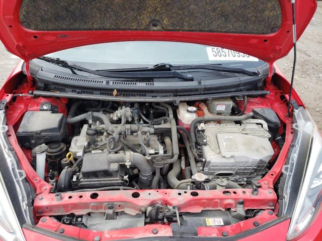 JTDKDTB30K1624433 - 2019 TOYOTA PRIUS C Қызыл фото 22