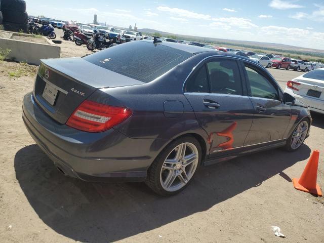 WDDGF8AB2DR280104 - 2013 MERCEDES-BENZ C 300 4MATIC CHARCOAL photo 3