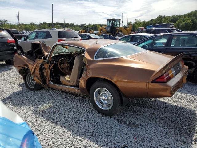 1Q87G9N551702 - 1979 CHEVROLET CAMARO TAN photo 2