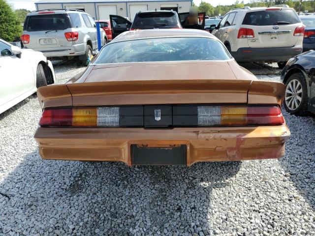 1Q87G9N551702 - 1979 CHEVROLET CAMARO TAN photo 6