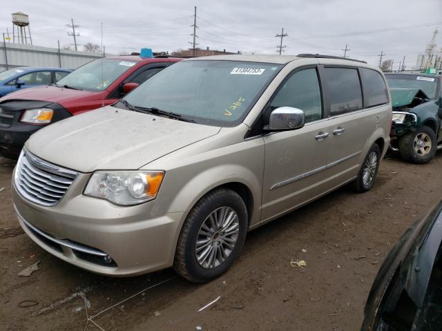 2C4RC1CG4DR607107 - 2013 CHRYSLER TOWN&COUNT TOURING L BEIGE photo 1