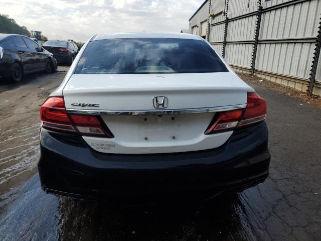 19XFB2F50DE030096 - 2013 HONDA CIVIC LX WHITE photo 6