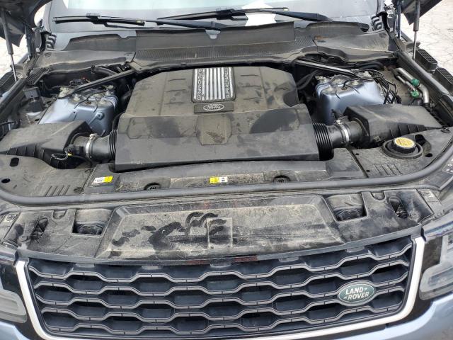 SALWR2RV6KA818963 - 2019 LAND ROVER RANGE ROVE HSE BLUE photo 11