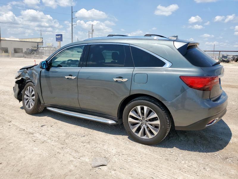 5FRYD4H47GB014428 - 2016 ACURA MDX TECHNOLOGY GRAY photo 2