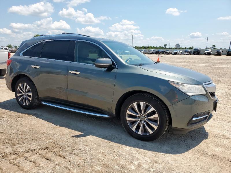 5FRYD4H47GB014428 - 2016 ACURA MDX TECHNOLOGY GRAY photo 4
