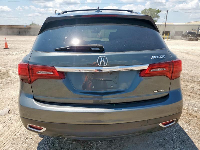 5FRYD4H47GB014428 - 2016 ACURA MDX TECHNOLOGY GRAY photo 6