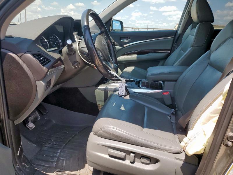 5FRYD4H47GB014428 - 2016 ACURA MDX TECHNOLOGY GRAY photo 7