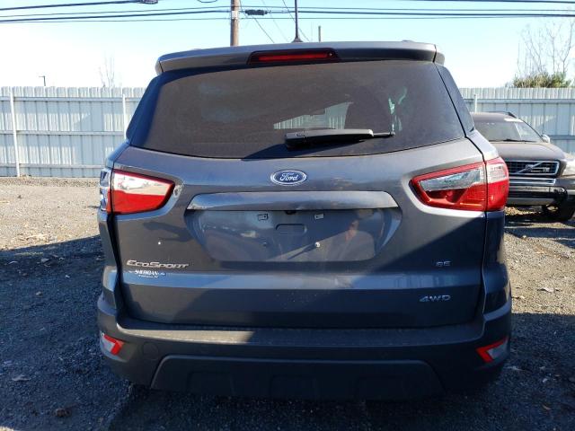 MAJ6S3GL2MC409505 - 2021 FORD ECOSPORT SE GRAY photo 6