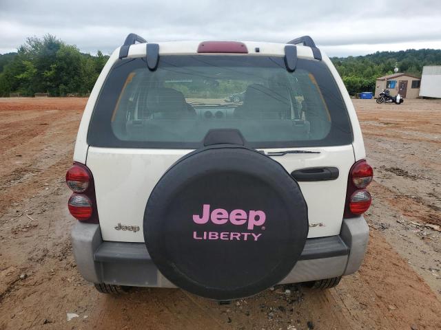 1J4GK48K65W502872 - 2005 JEEP LIBERTY SPORT WHITE photo 6