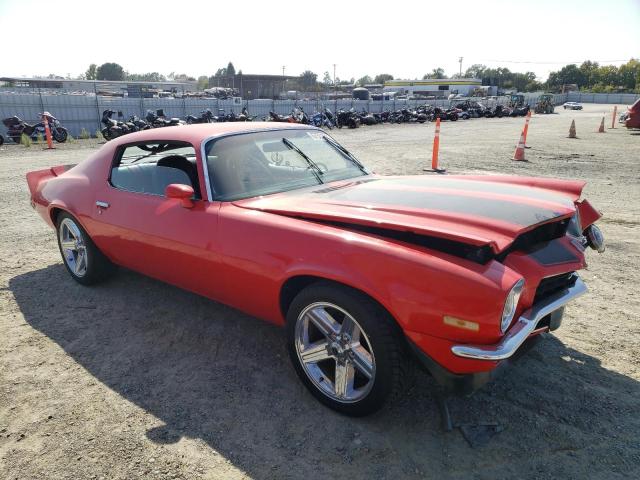 1Q87H2N158237 - 1972 CHEVROLET CAMERO RED photo 4