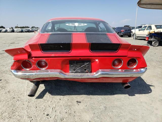 1Q87H2N158237 - 1972 CHEVROLET CAMERO RED photo 6