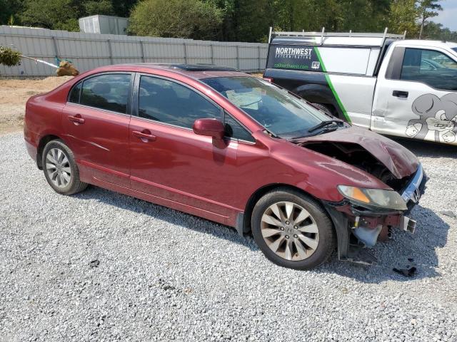 2HGFA16909H527369 - 2009 HONDA CIVIC EXL RED photo 4