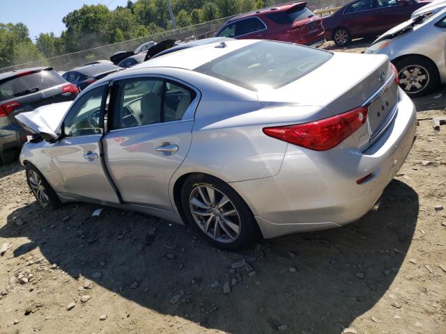 JN1BV7AR9FM395784 - 2015 INFINITI Q50 BASE SILVER photo 2