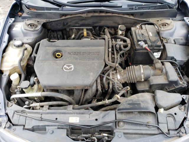 1YVHZ8BH6A5M42743 - 2010 MAZDA 6 I GRAY photo 11