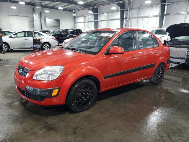 KNADE123886312251 - 2008 KIA RIO BASE RED photo 1