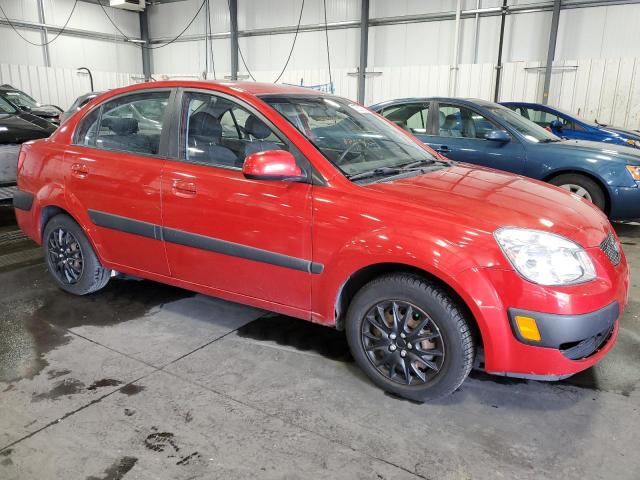 KNADE123886312251 - 2008 KIA RIO BASE RED photo 4