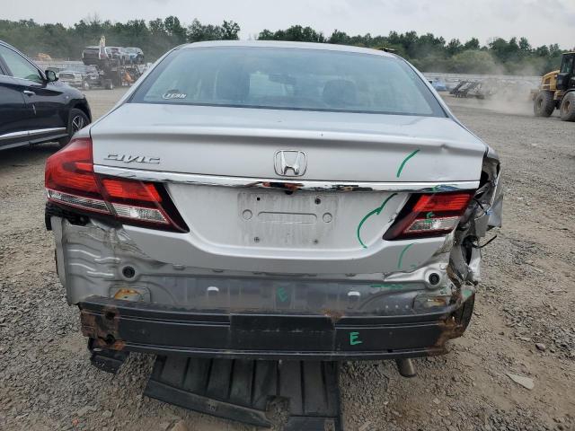 19XFB2F78FE274406 - 2015 HONDA CIVIC SE SILVER photo 6