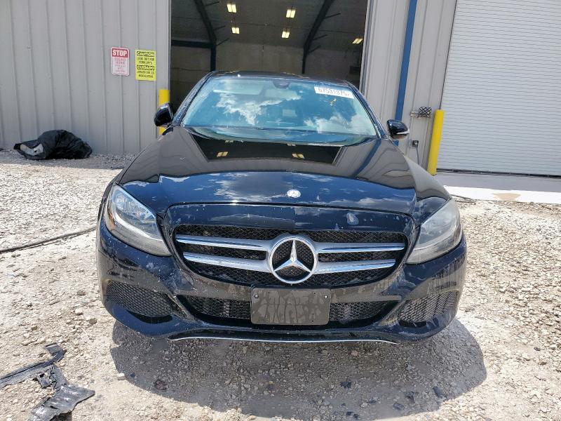 55SWF4KB3FU056375 - 2015 MERCEDES-BENZ C 300 4MATIC BLACK photo 5