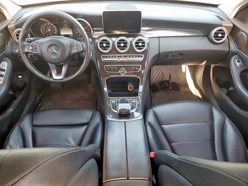 55SWF4KB3FU056375 - 2015 MERCEDES-BENZ C 300 4MATIC BLACK photo 8