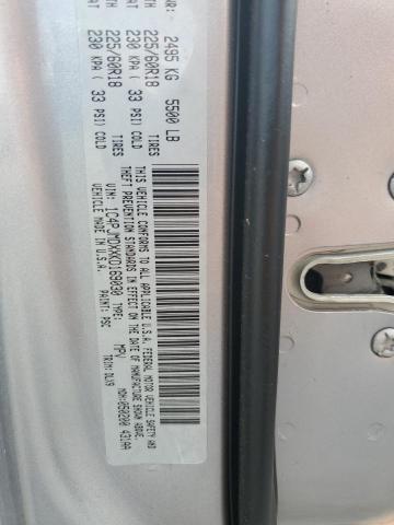 1C4PJMDXXKD169030 - 2019 JEEP CHEROKEE LIMITED ვერცხლისფერი ფოტო 12