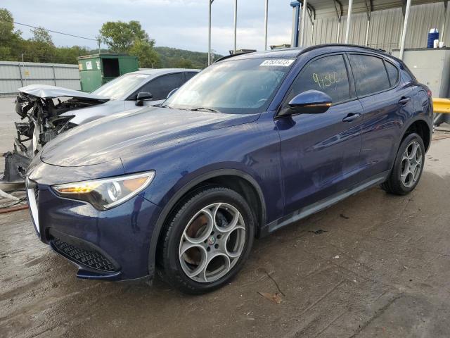 ZASFAKPN0J7B77460 - 2018 ALFA ROMEO STELVIO SPORT ლურჯი ფოტო 1