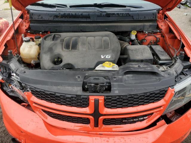 3C4PDDEG8JT324947 - 2018 DODGE JOURNEY GT ORANGE photo 12