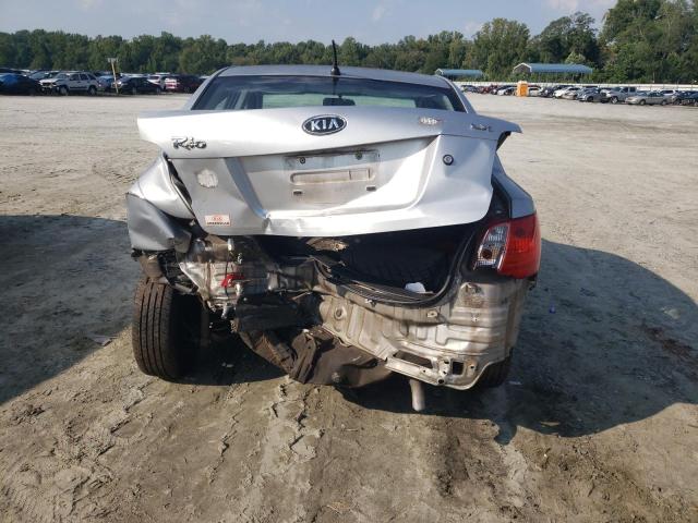 KNADE123666145384 - 2006 KIA RIO SILVER photo 6