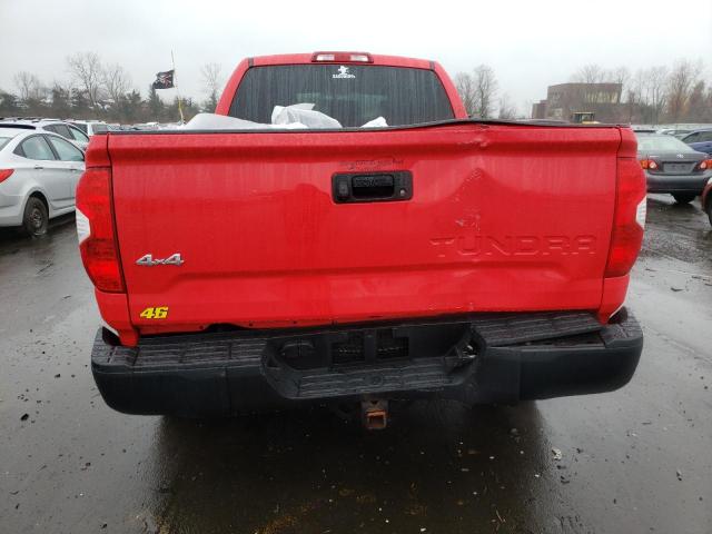 5TFUM5F15FX061587 - 2015 TOYOTA TUNDRA DOUBLE CAB SR/SR5 RED photo 6