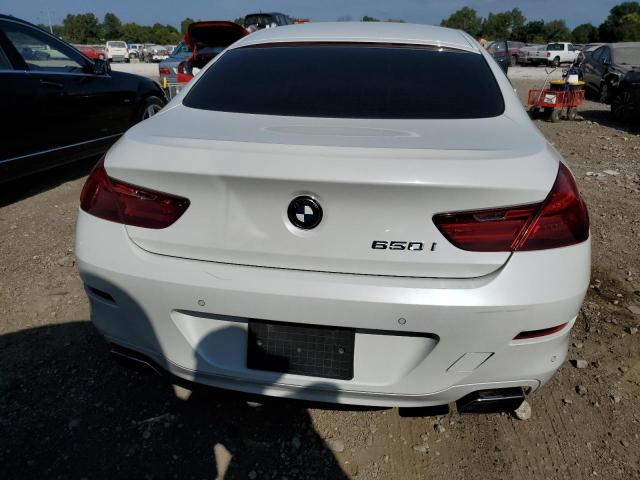 WBA6B2C51ED128929 - 2014 BMW 650 I GRAN COUPE WHITE photo 6